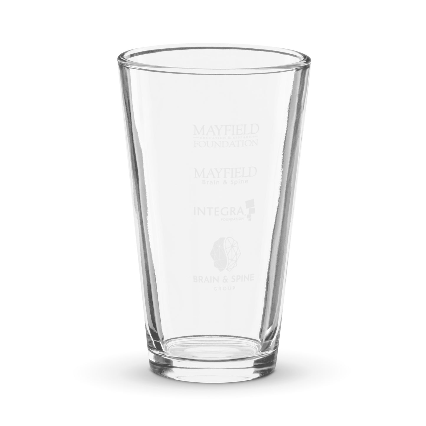 Shaker pint glass - Neurosurgery Training Camp (2024) - BSG Store